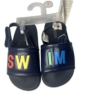 Gymboree Kids Sandals - Navy SWIM SZ 7 NWT